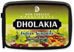 Tabak Schnupftabak  Dholakia Herbal Indian Surprise (tabakfrei) 9g