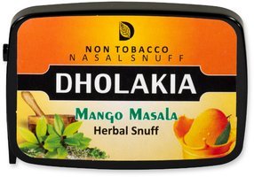 Tabak Schnupftabak  Dholakia Herbal Mango Masala (tabakfrei) 9g