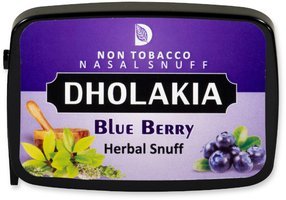 Tabak Schnupftabak  Dholakia Herbal Blueberry (tabakfrei) 9g