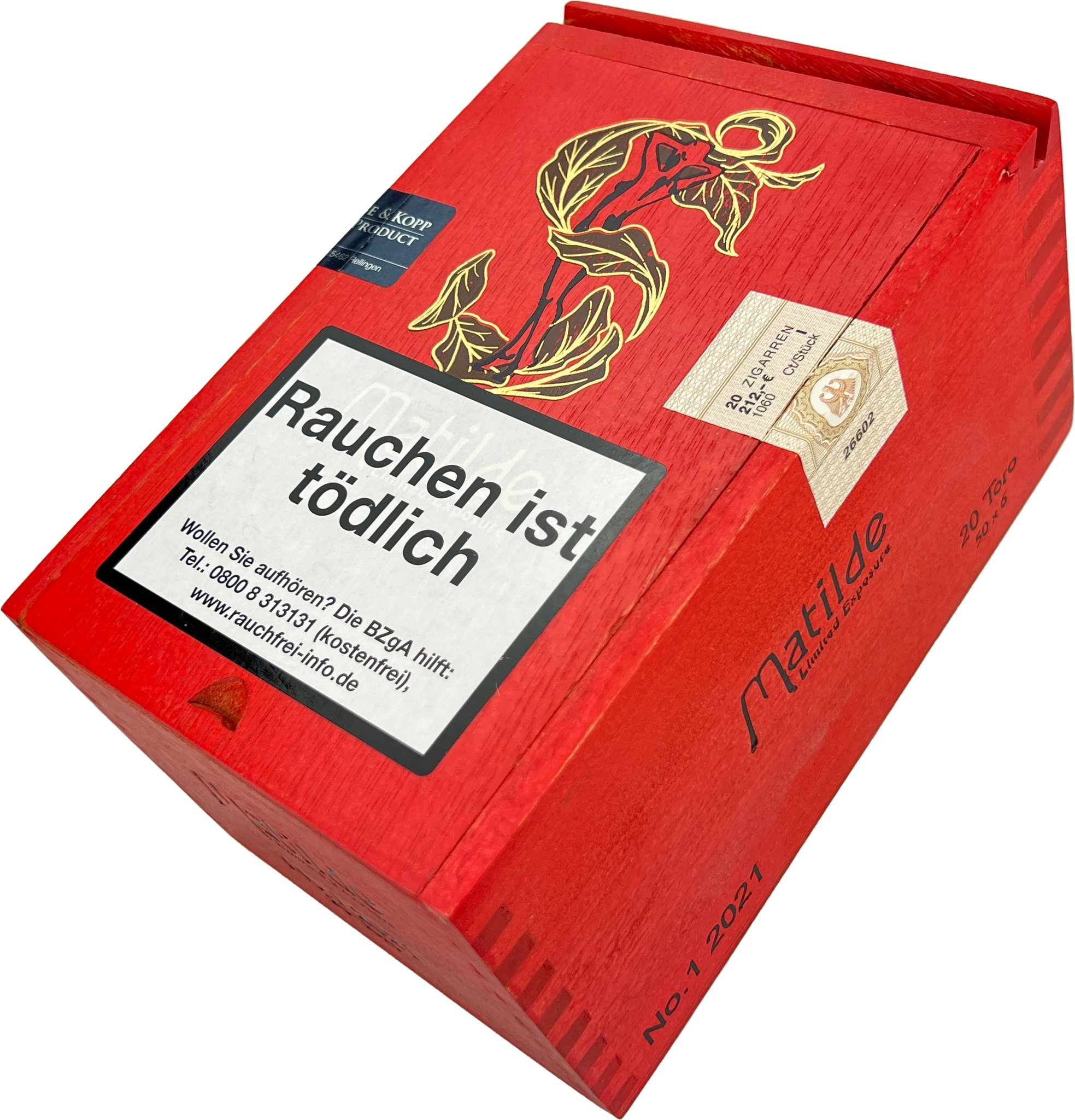 Matilde Limited Edition Exposure No. 1 Toro (2021) Kiste offen