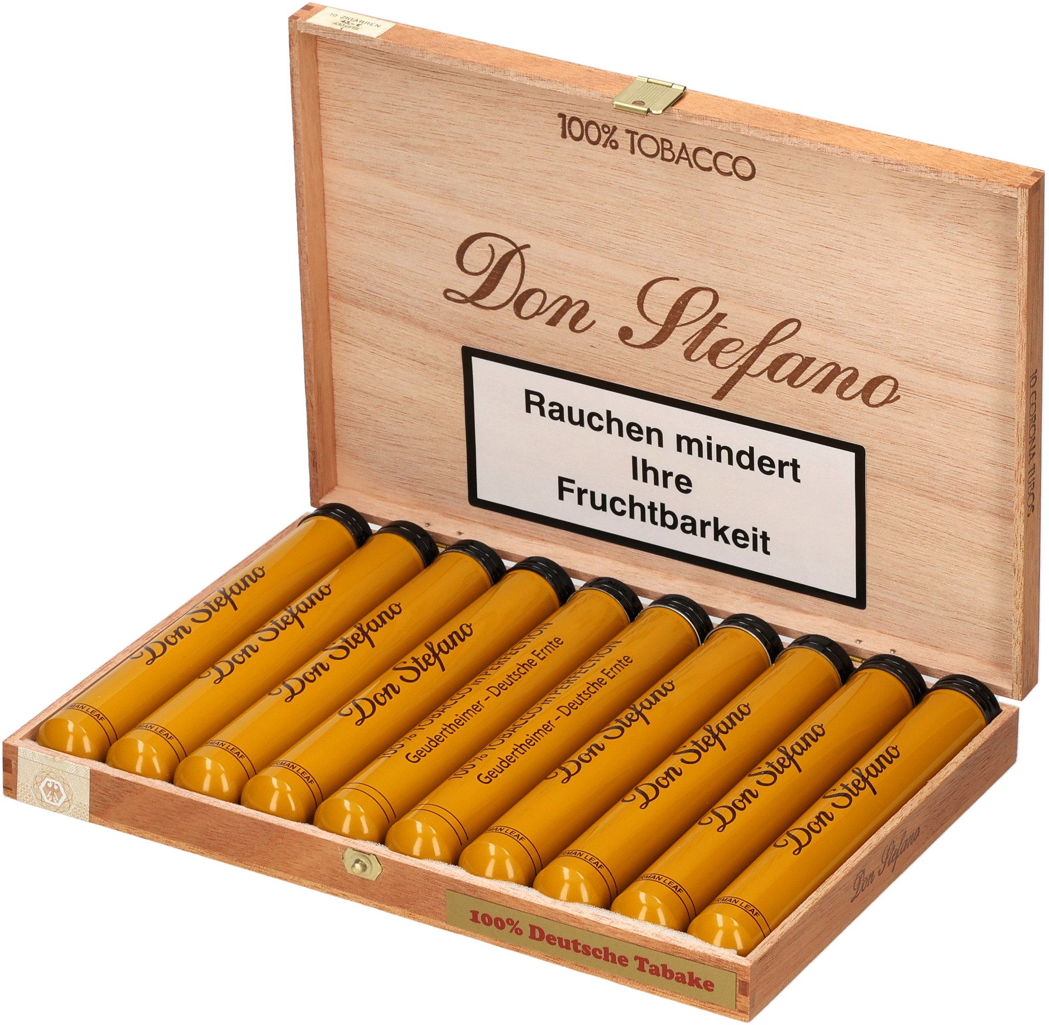 Corona Tubo Geudertheimer Box open