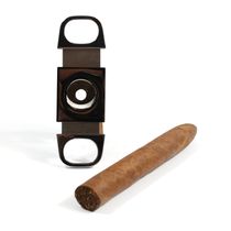 Cigarselect Zigarrenabschneider Torpedo-Schnitt Gunmetal-Chrom