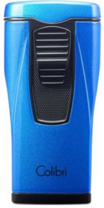 Colibri Cigarren-Feuerzeug "Monaco II" metallic blau